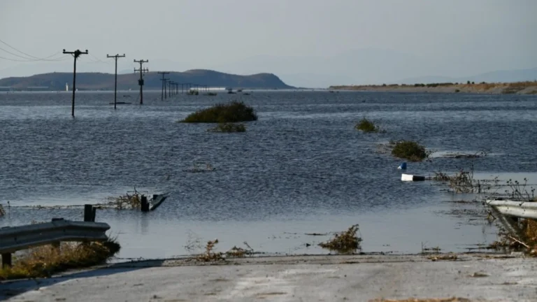 Η Λίμνη Κάρλα επιστρέφει στα αρχικά της όρια μετά από την παρατεταμένη καλοκαιρινή ξηρασία