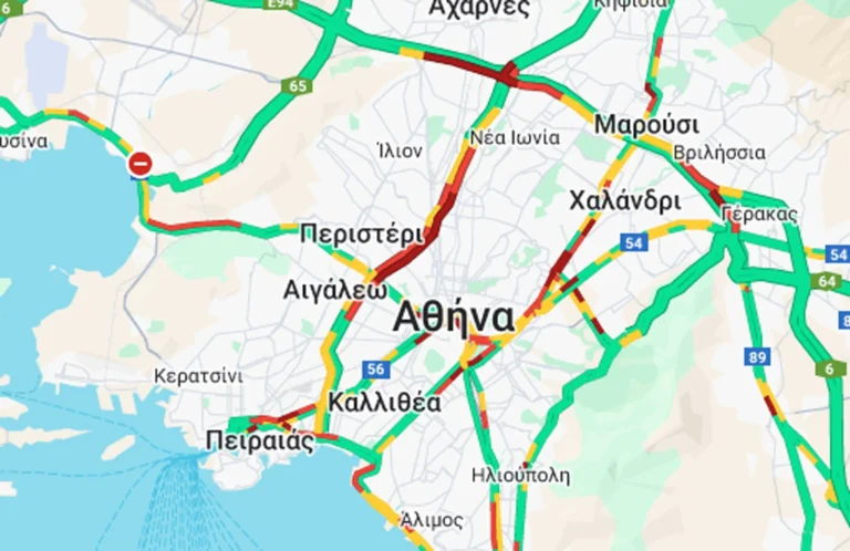 Αττική: Ακόμη μια μέρα με έντονη κίνηση στους δρόμους