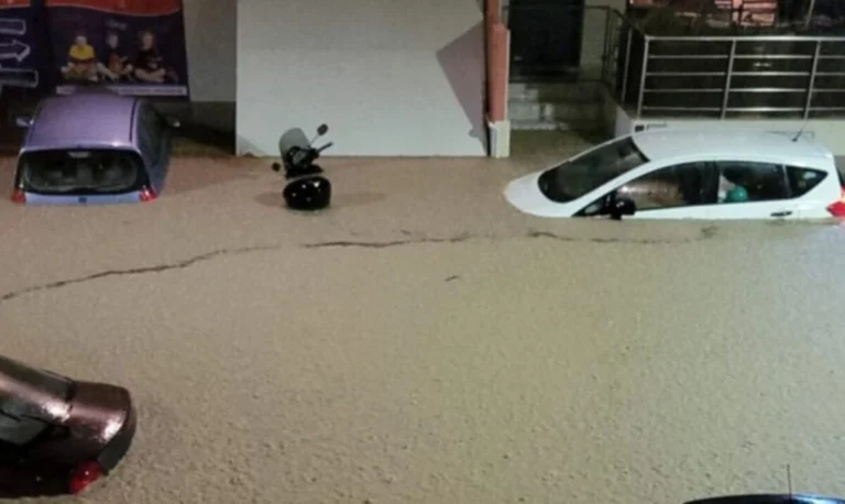 Πολύ δύσκολη η νύχτα στη Ρόδο από την κακοκαιρία