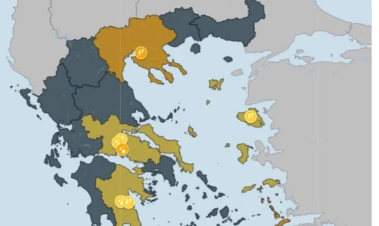 Κακοκαιρία Bora: Οι επτά περιοχές που θα χτυπήσει μέχρι το μεσημέρι της Τρίτης 