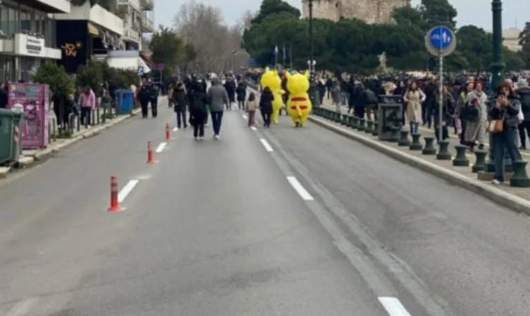 Θεσσαλονίκη: Σήμερα η δεύτερη πεζοδρόμηση της Λεωφόρου Νίκης