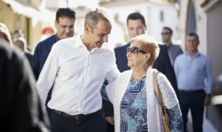 Μητσοτάκης στη Λήμνο: Φοροελαφρύνσεις και στήριξη στον πρωτογενή τομέα