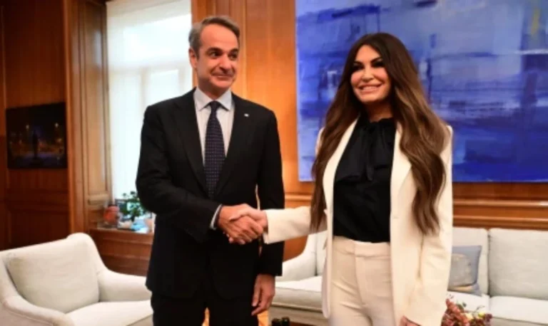 Αποχώρησε από το Μέγαρο Μαξίμου η Γκίλφοϊλ – «Θα πάμε σε νέα ύψη τη στρατηγική συνεργασία μας»