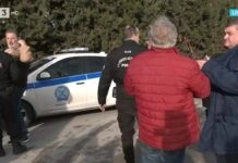 Ένταση μεταξύ αγροτών και αστυνομικών στα Πράσινα Φανάρια