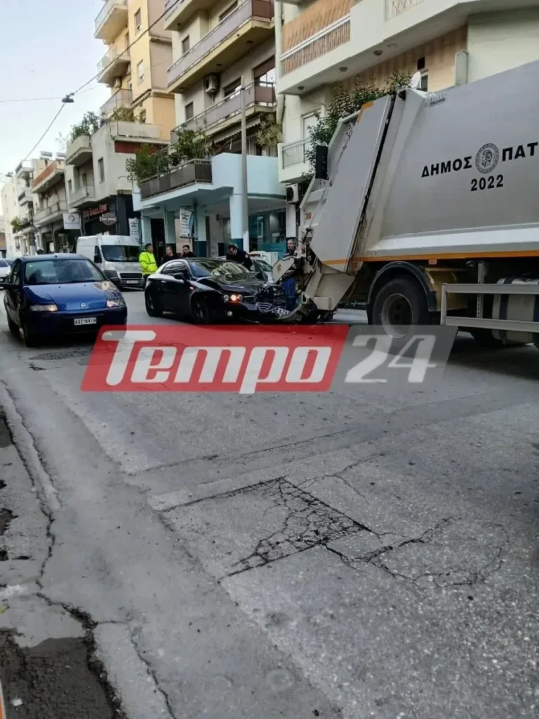 Σοβαρό τροχαίο με απορριμματοφόρο – Τραυματίστηκε εργαζόμενος καθαριότητας