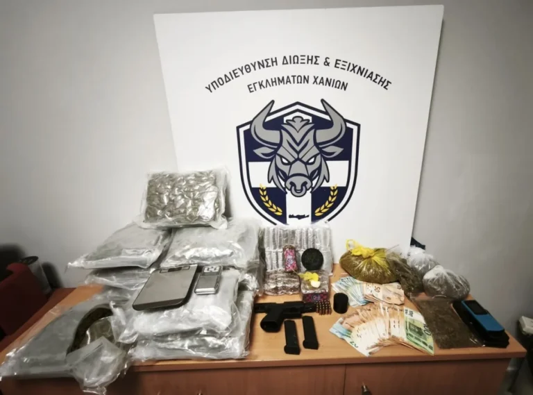Σύλληψη 22χρονου Αλβανού με 10 κιλά κάνναβης, είχε κάνει “βαποράκια” τη μητέρα και την αδελφή του