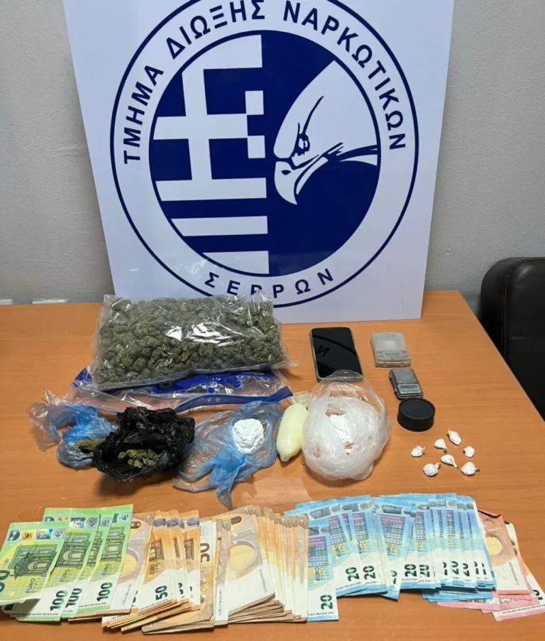Η “Roxy” ξετρύπωσε σε σπίτι 31χρονου κοκαΐνη και μισό κιλό χασίς