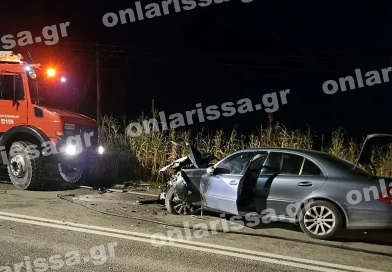 Τραγωδία στη Λάρισα: Νεκρός 31χρονος σε τροχαίο στον δρόμο προς Αγιά