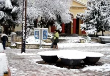 Πρώιμος χειμώνας στη Στερεά Ελλάδα: Χιόνια στα βουνά ανήμερα της 28ης